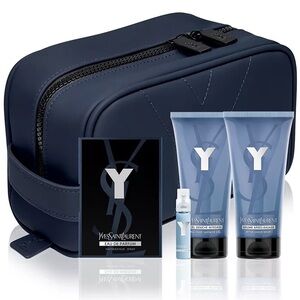 YSL Toiletary bag travel after shave, shower gel, sample